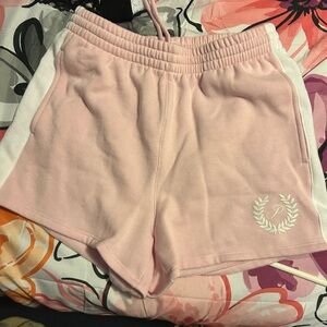 PINK Victoria's Secret Light Pink Fleece Shorts